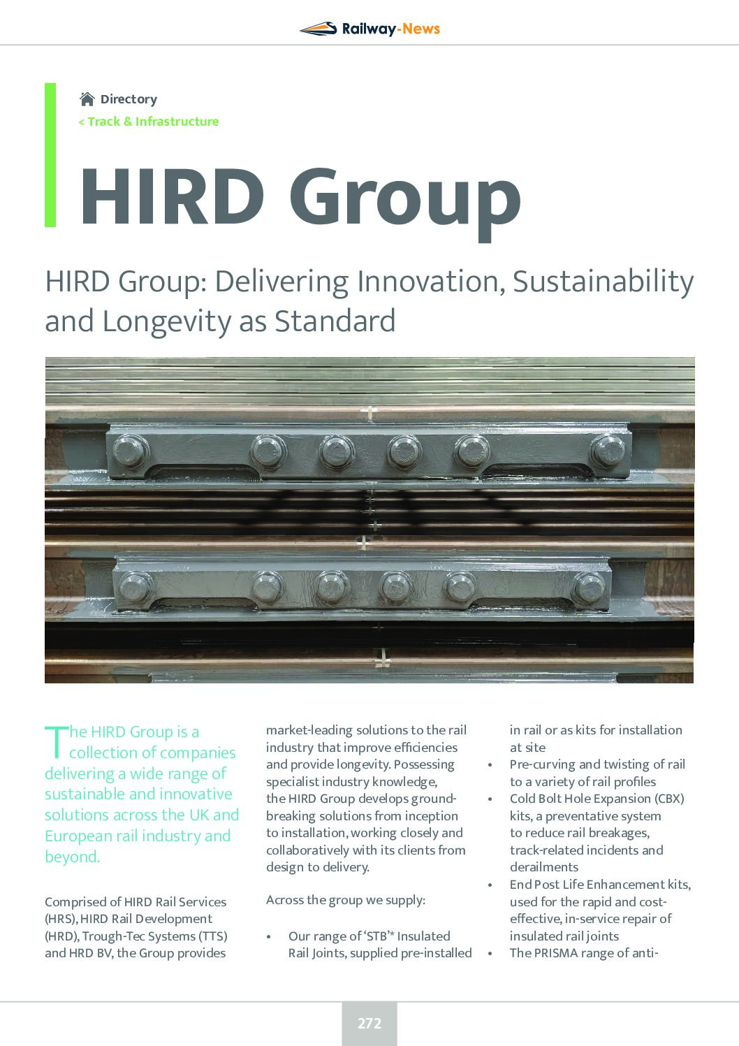 HIRD Group: Delivering Innovation, Sustainability and Longevity