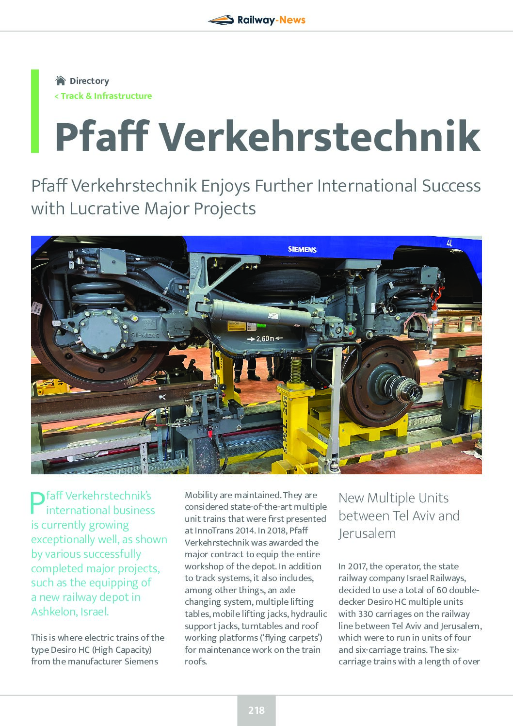 Pfaff Verkehrstechnik Enjoys Further International Success