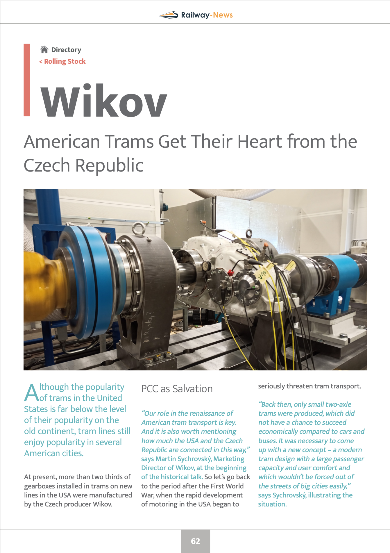 Wikov – American Trams Get Their Heart from the Czech Republic