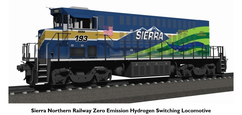 Sierra Northern Railway Zero Emission Hydrogen Switching Locomotive