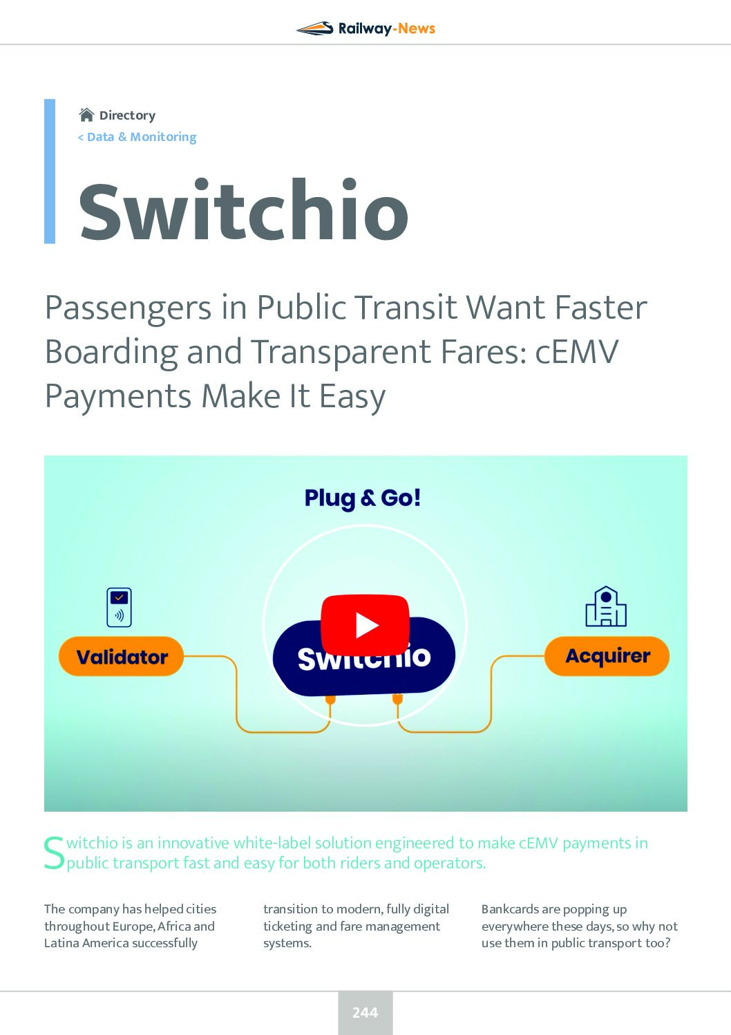 Passengers in Public Transit Want Faster Boarding and Transparent Fares: cEMV Payments Make It Easy