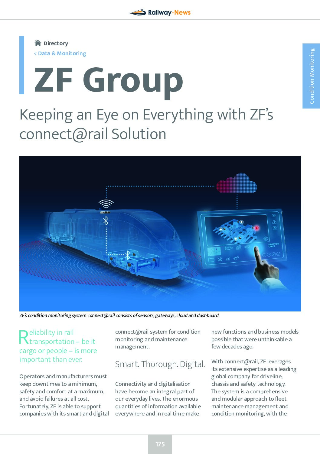 Keeping an Eye on Everything with ZF’s connect@rail Solution