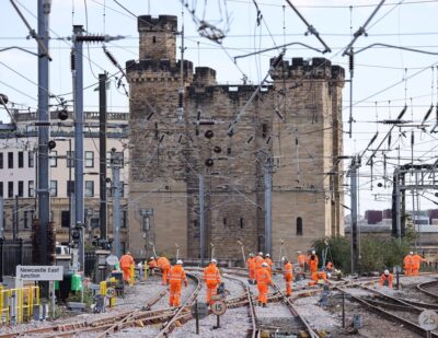 Network Rail Completes Track Upgrades at Newcastle Central