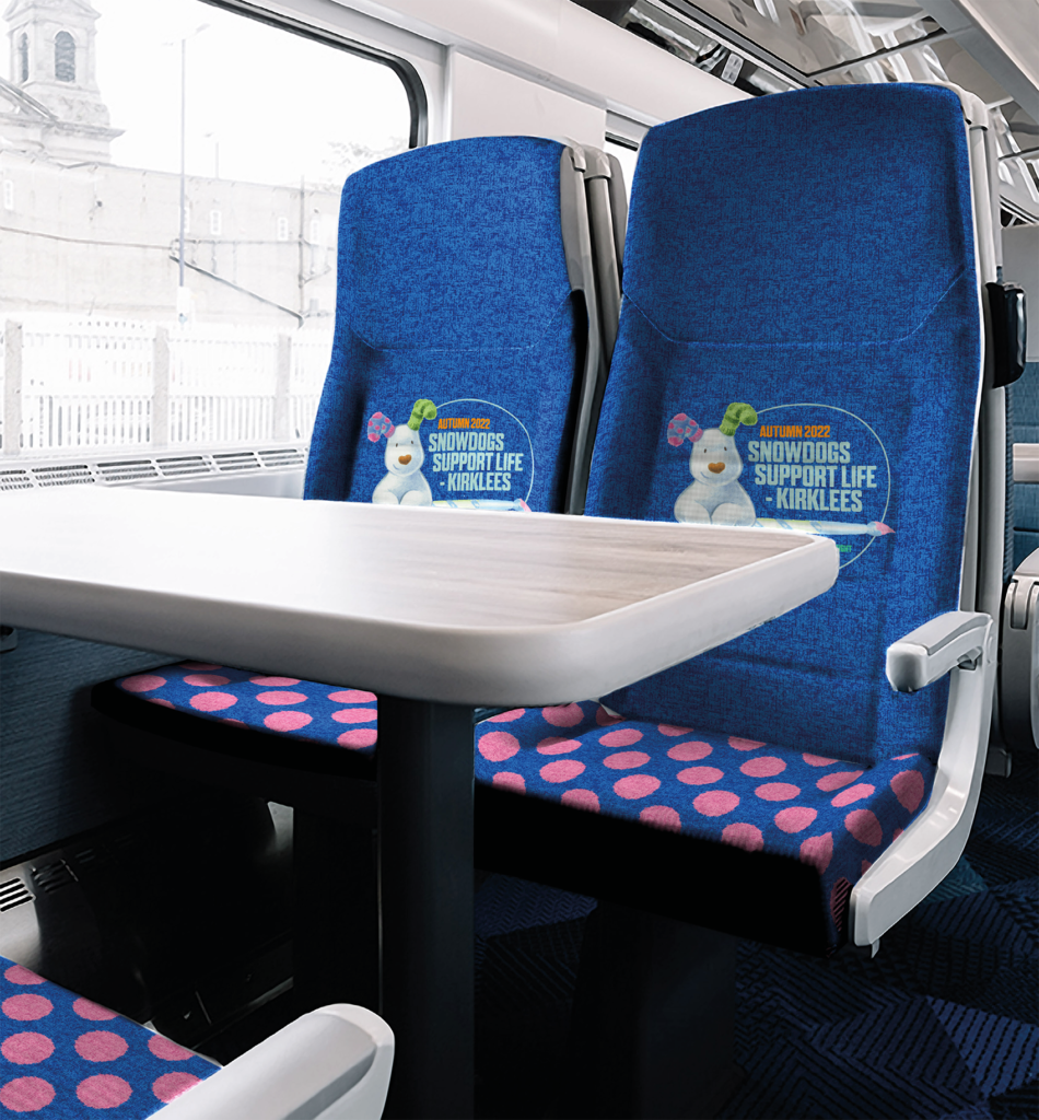 Camira Fabrics Snowdogs fabric to Train Rides in Kirklees