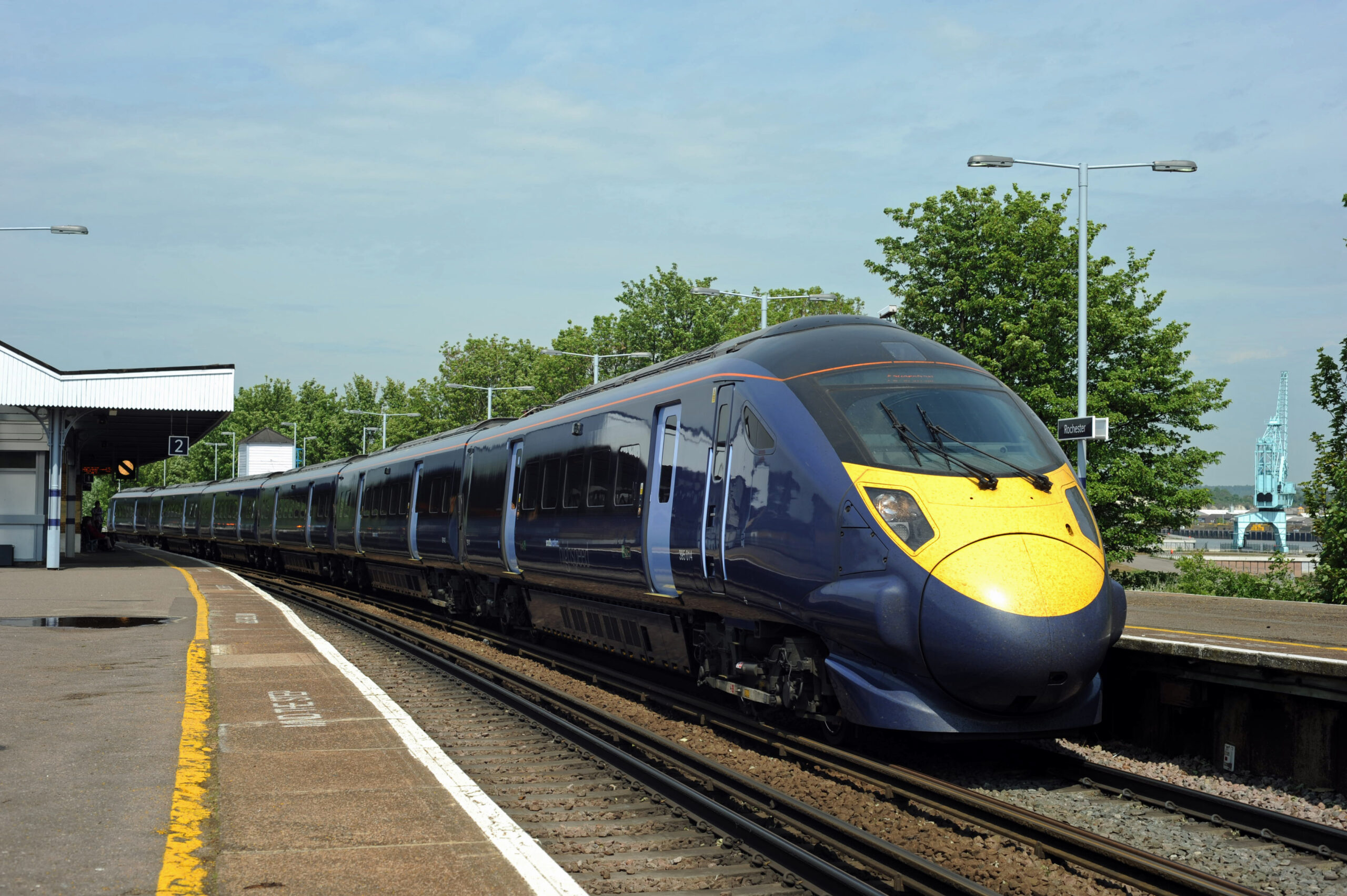 Class 395 Javelin high-speed train exterior