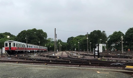Codman Yard, located just south of Ashmont Station, is over 100 years old and was last renovated in the 1980s
