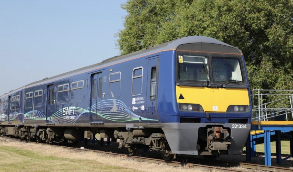 Class 321 Swift Express Freight goes into service