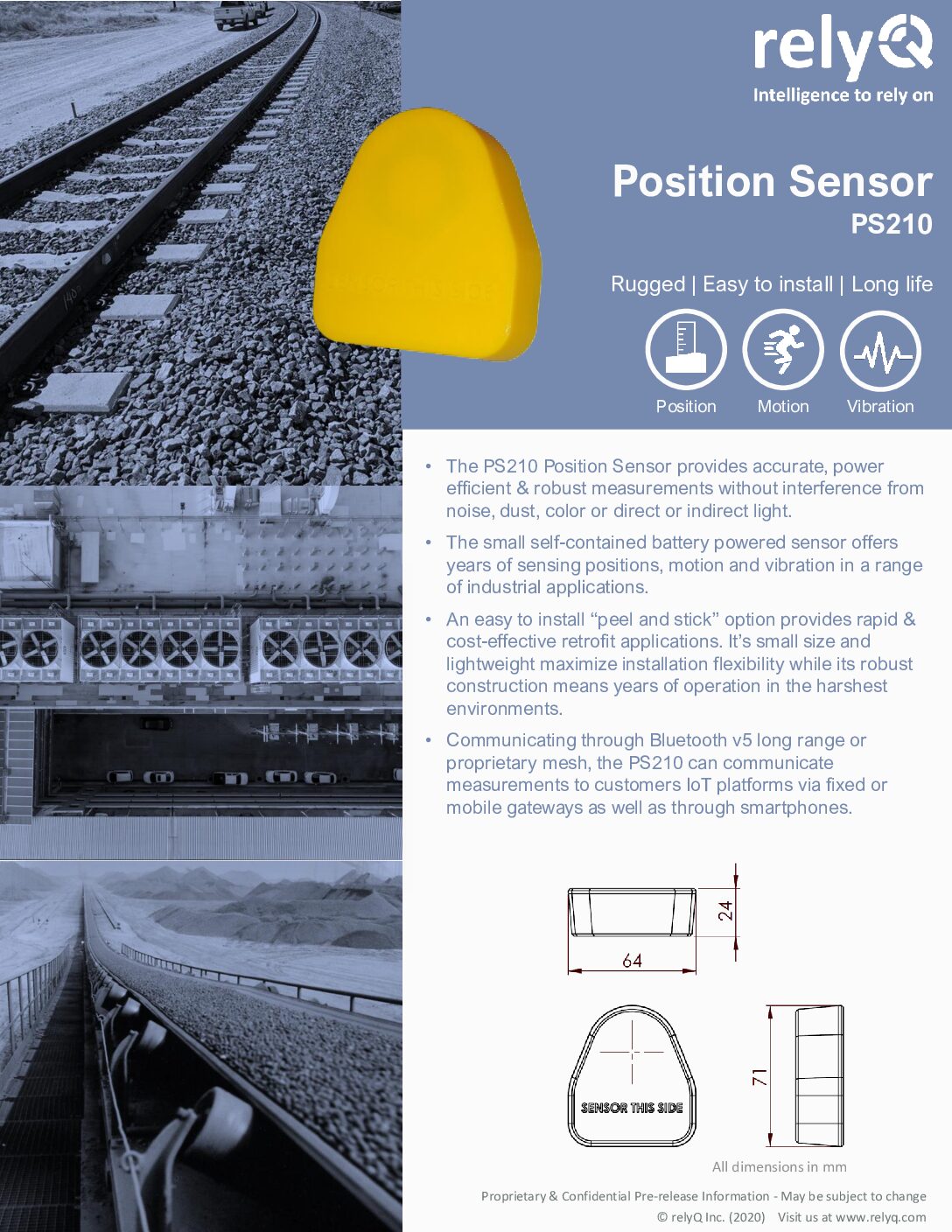 Yeltech Position Sensor PS210