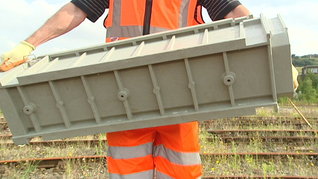 TTS's range of recycled polymer cable troughs are all designed to comply with single-person lifting recommendations