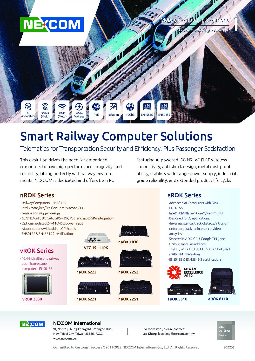 NEXCOM: Smart Railway Computer Solutions