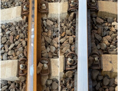 RailTechnology Silent Track Rail Grinding Pre and Post Grinding