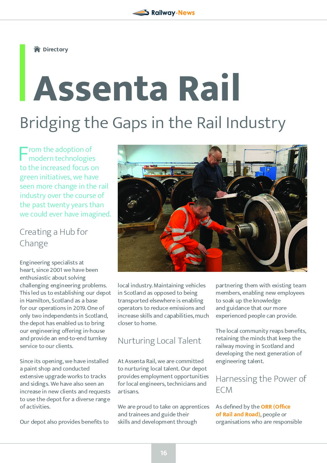 Bridging the Gaps in the Rail Industry