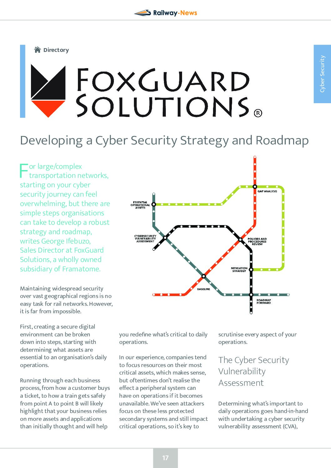 Developing a Cyber Security Strategy and Roadmap