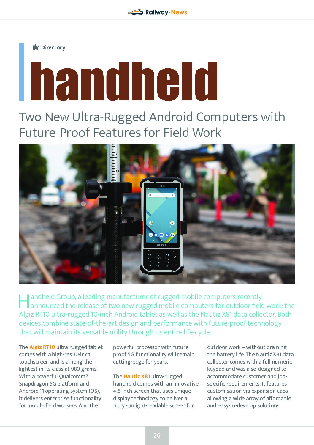Two New Ultra-Rugged Android Computers for Field Work