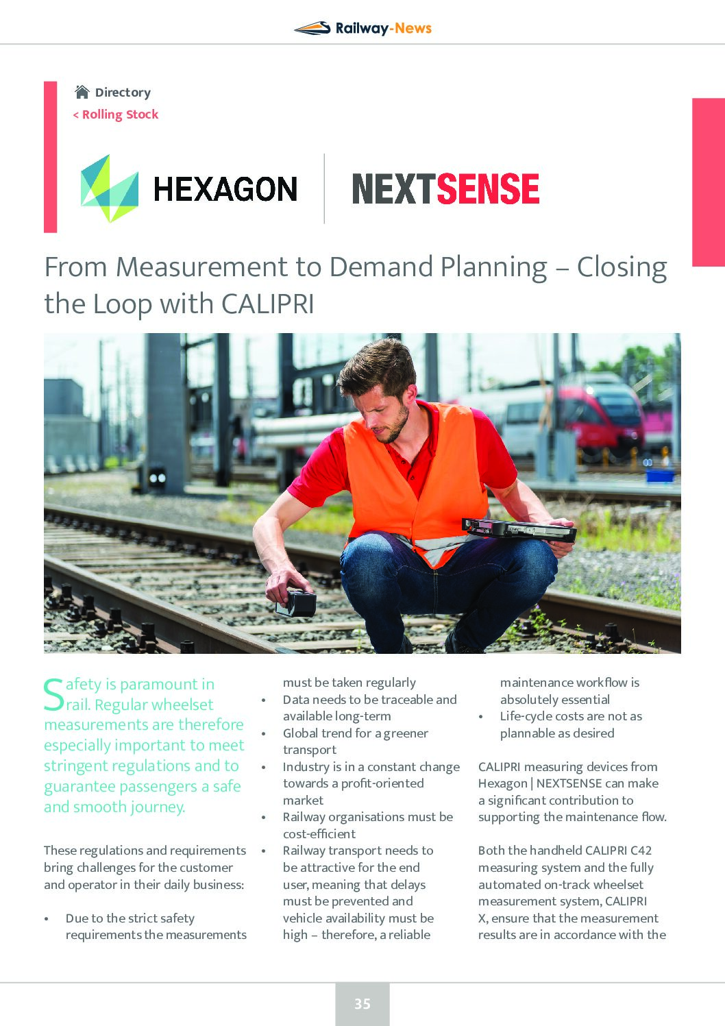 From Measurement to Demand Planning – Closing the Loop with CALIPRI