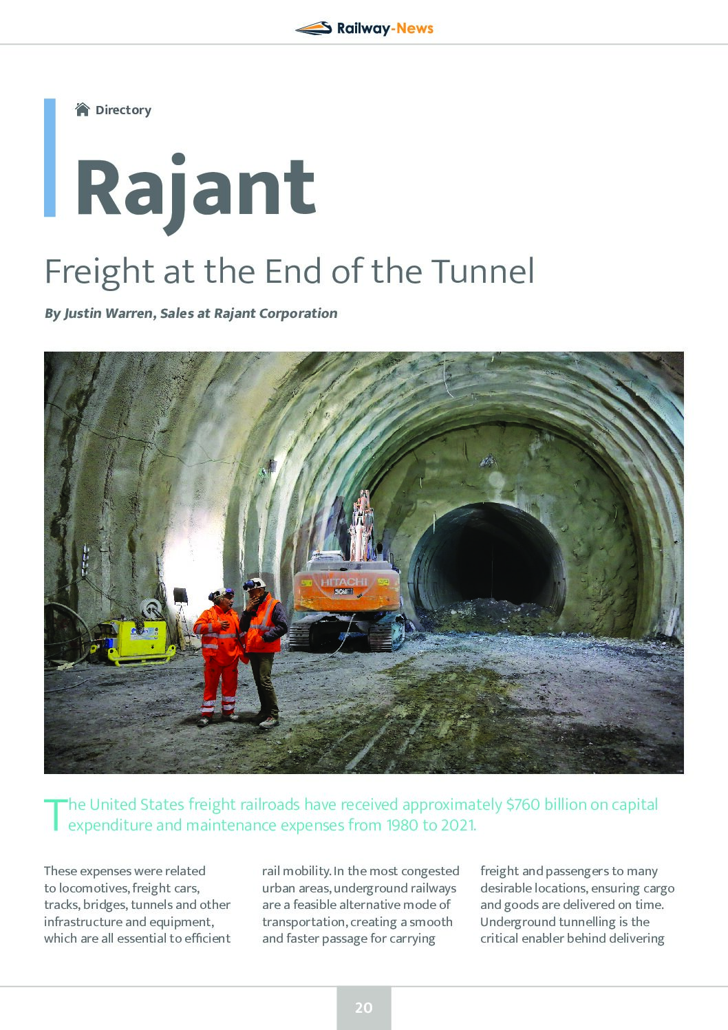 Freight at the End of the Tunnel