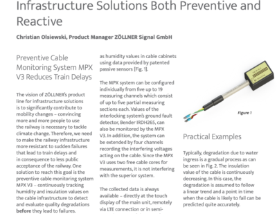 Infrastructure Solutions Both Preventive and Reactive