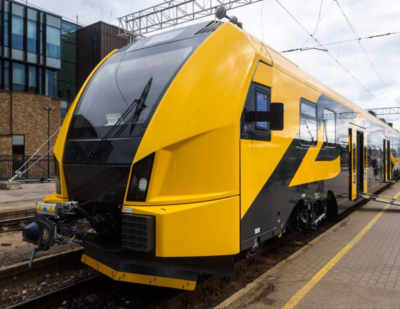 Škoda Group Introduced the First Electric Train for Latvia in Riga