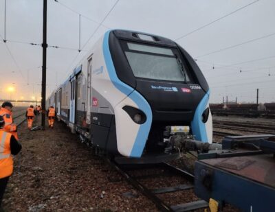 France: First RER New Generation Train Delivered to SNCF