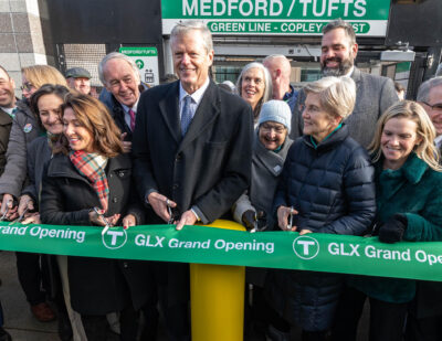 Massachusetts’ Green Line Medford Branch Extension Opens