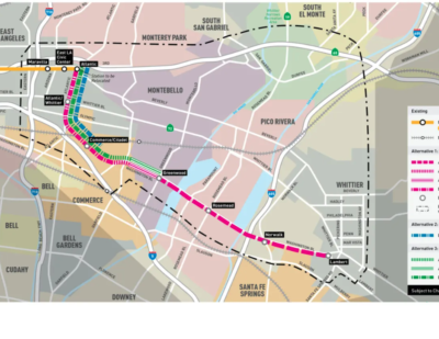 Los Angeles Metro Approves Eastside Transit Corridor Phase 2 Route