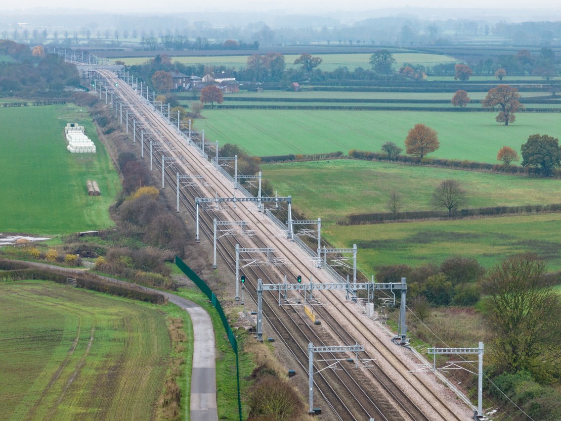 Transpennine Route Upgrade’s first electric wires