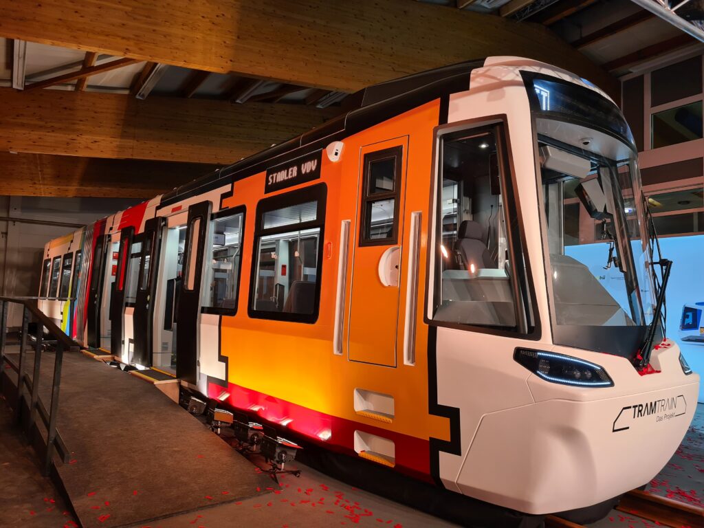 Mock-up of the VDV TramTrain