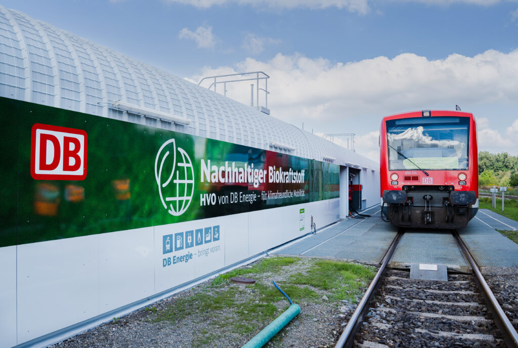 57 trains from DB Regio run on climate-friendly biofuel HVO (Hydrotreated Vegetable Oil) through Baden-