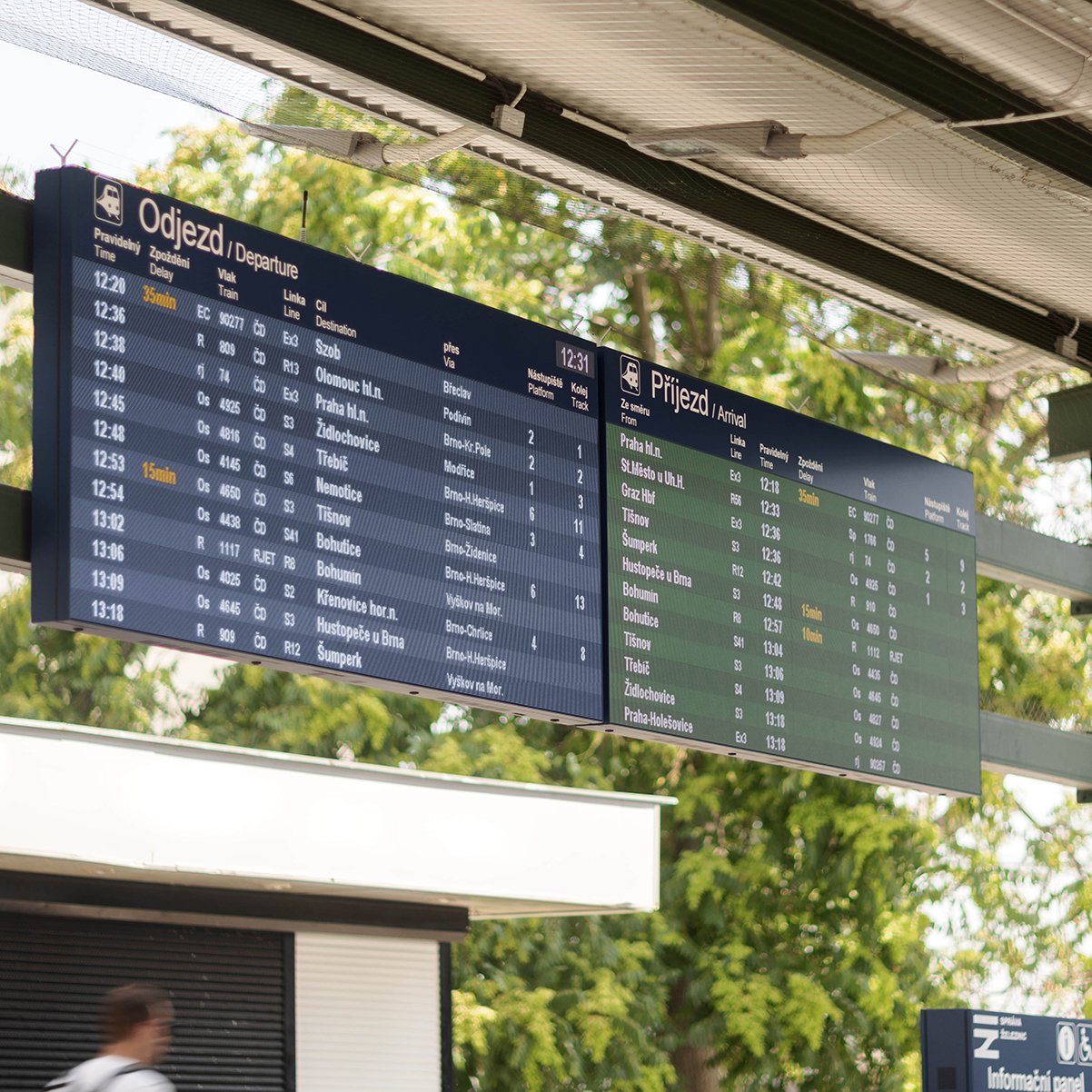 Surge Protection Devices for Information Panels for Train Stations