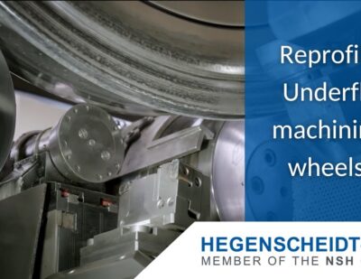 HEGENSCHEIDT-MFD: Underfloor Machining of Wheelsets