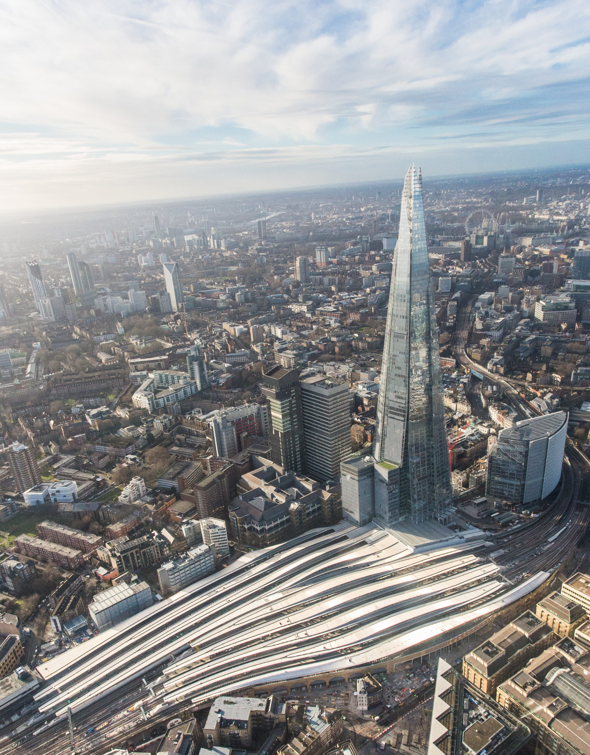Aerial image of London Bridge
