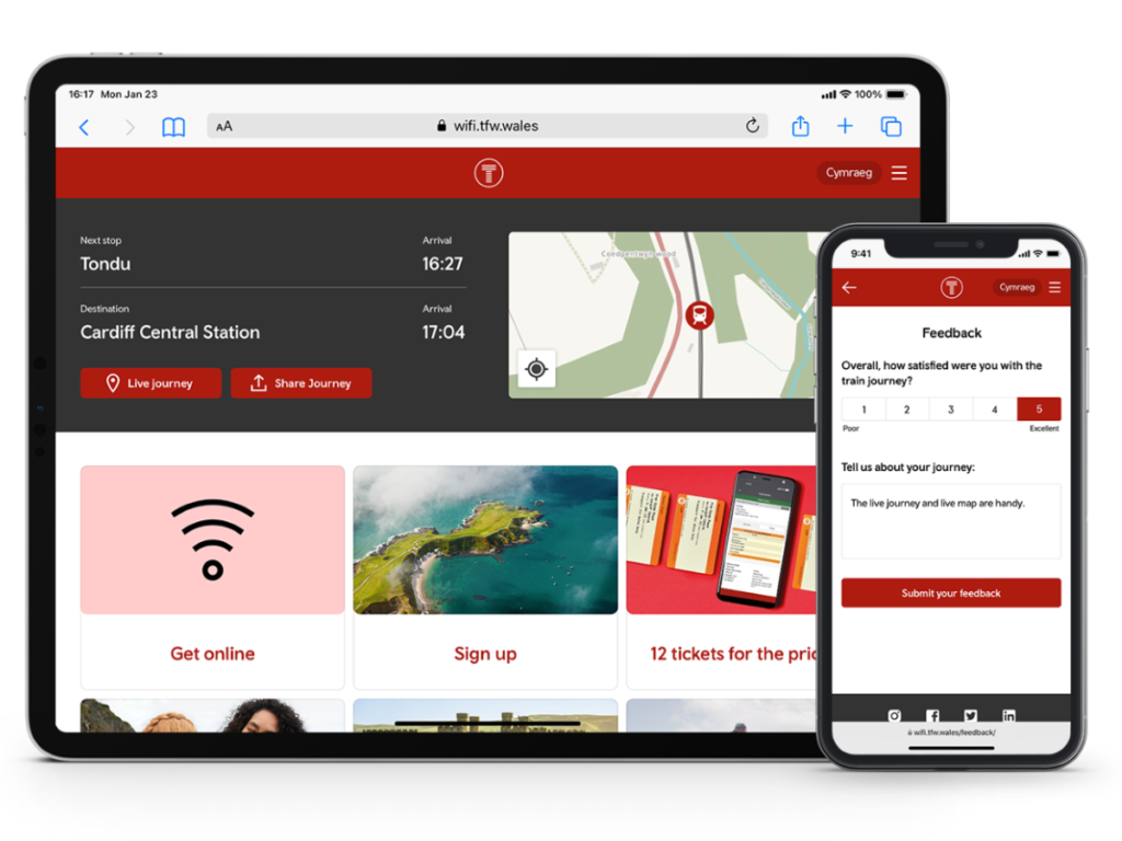 On-Train Wi-Fi Portal