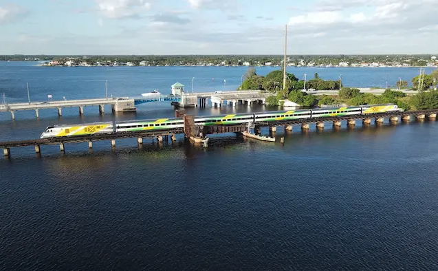 St. Lucie River bridge Brightline