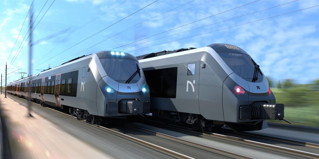 Two Norske tog new Class 77 regional trains, Norway