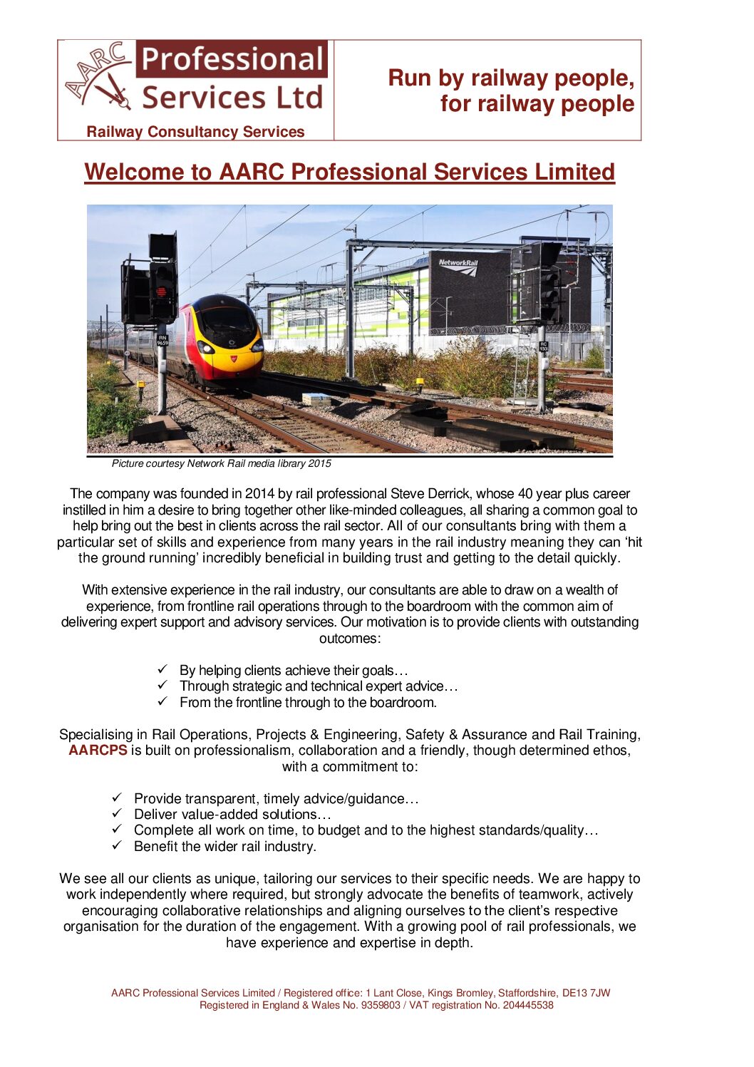 Welcome to AARC Professional Services Limited