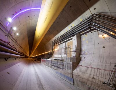 HS2 Tunnel Boring Machines Pass Amersham Shaft