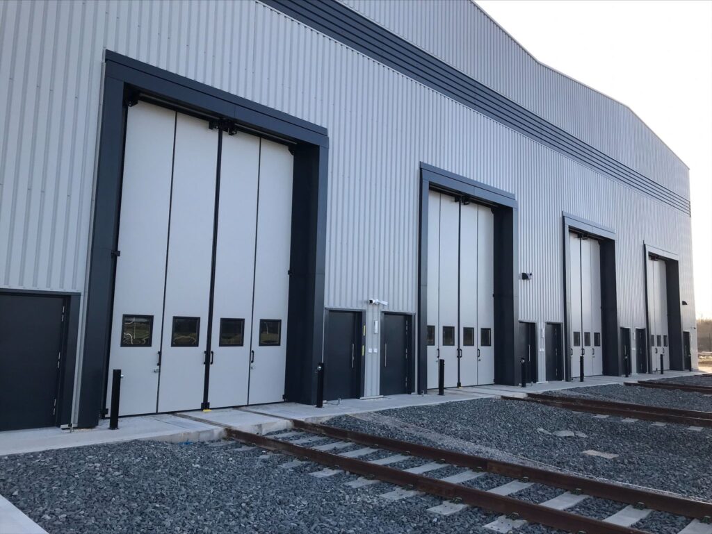 New Electric Depot Doors