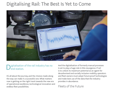 Digitalising Rail: The Best Is Yet to Come
