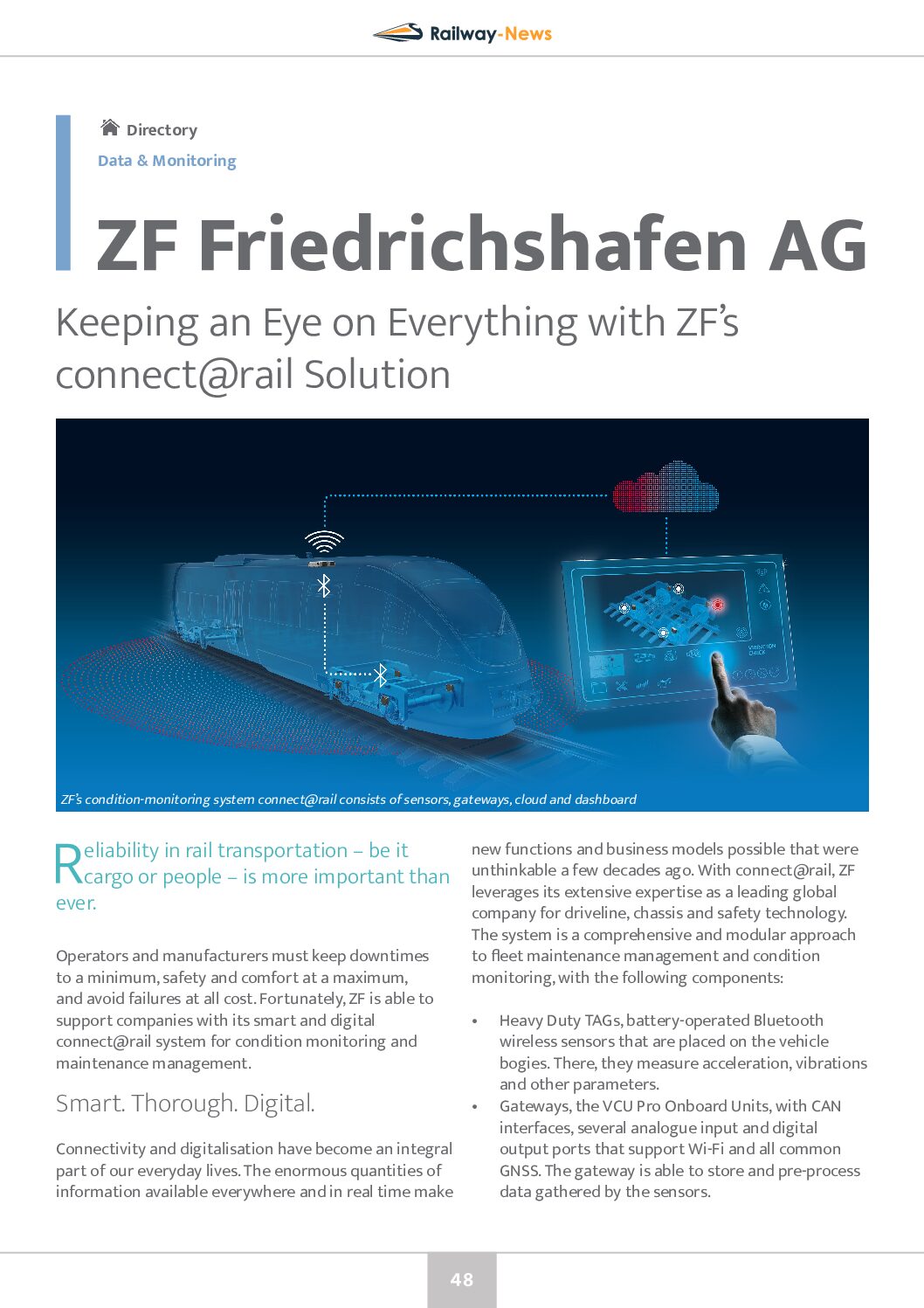 Keeping an Eye on Everything with ZF’s connect@rail Solution
