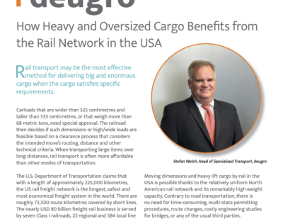 How Heavy Cargo Benefits from the Rail Network in the USA