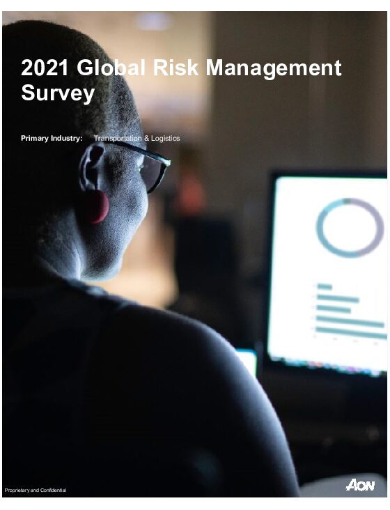 Aon: 2021 Global Risk Management Survey