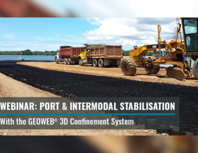 Port & Intermodal Yard Stabilisation with the GEOWEB®