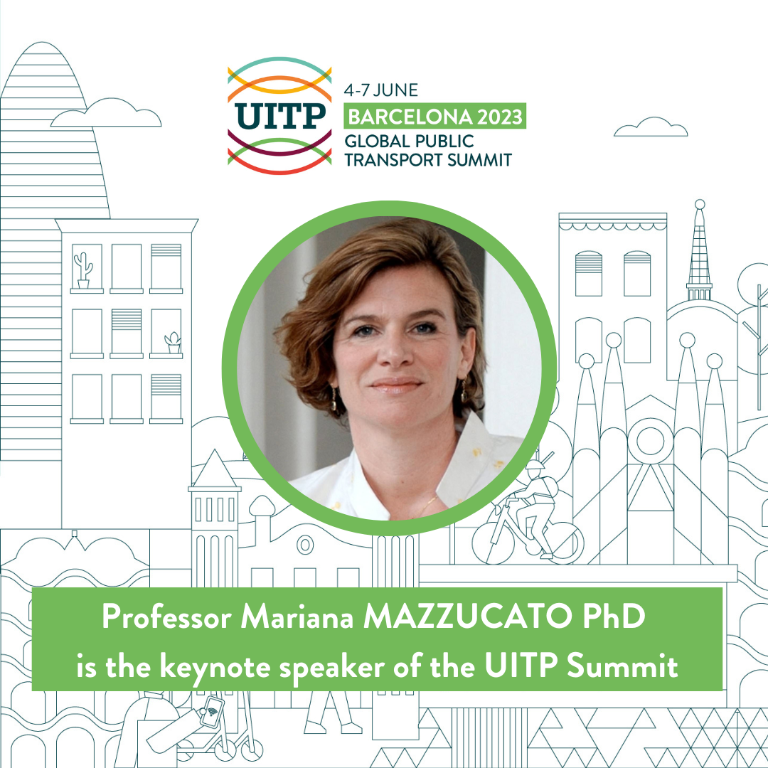 Professor Mariana Mazzucato, UITP Summit keynote speaker