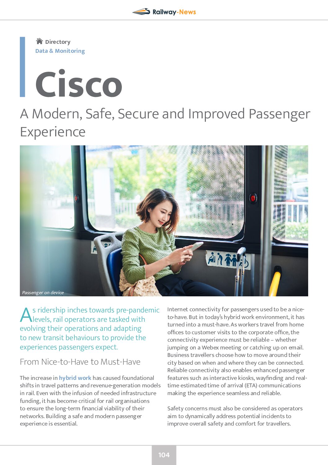 Cisco Connected Rail - Cisco