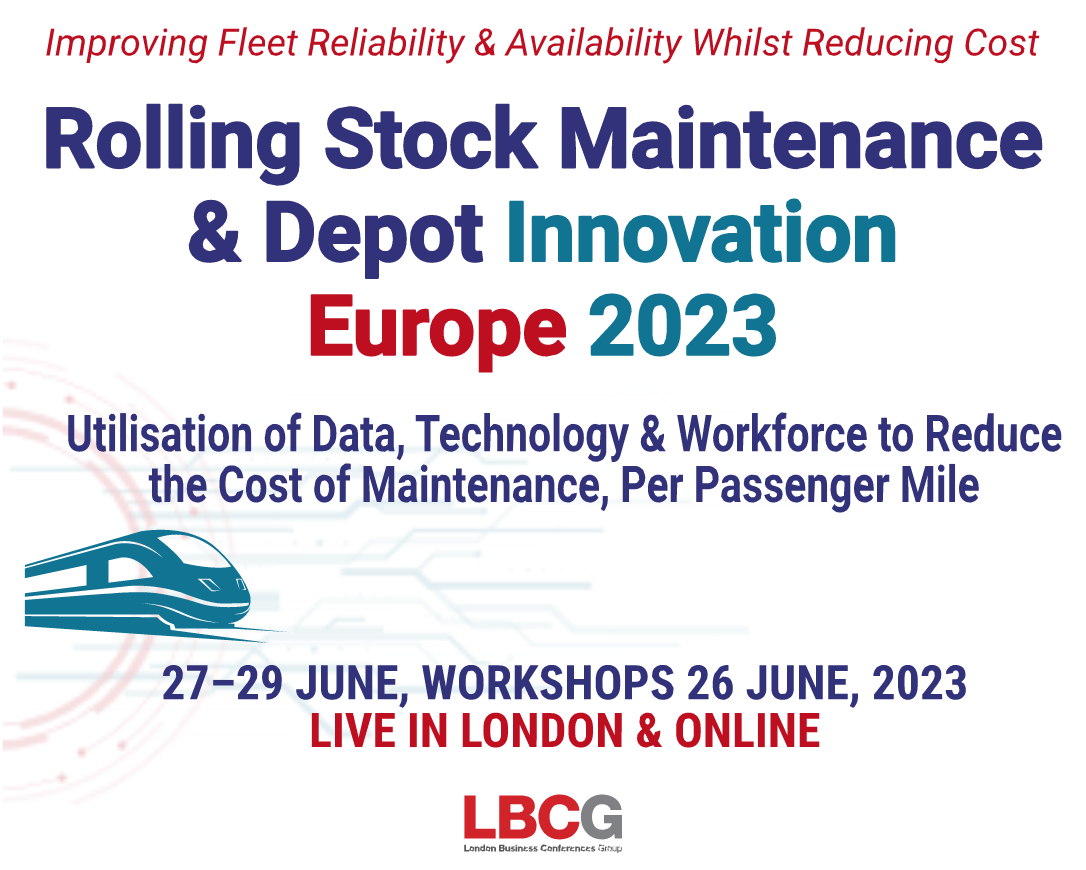 Rolling Stock Maintenance & Depot Innovation Europe banner