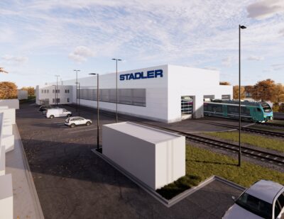 Stadler Begins Construction on Battery Train Maintenance Facility in Rendsburg
