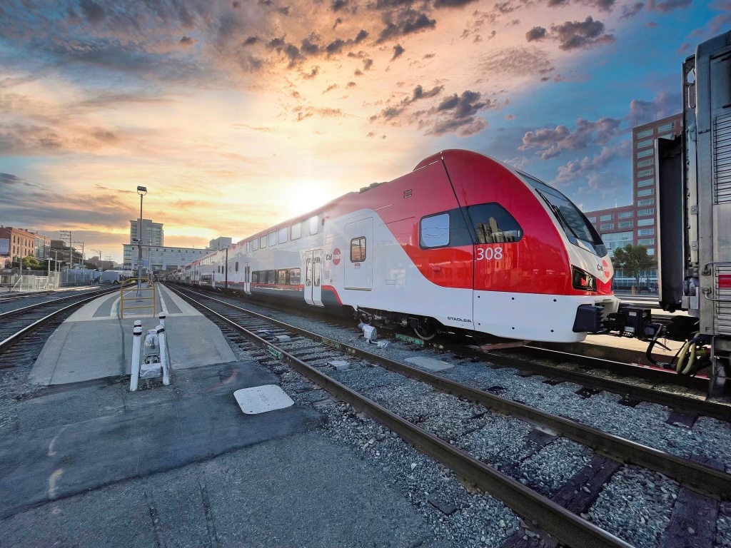 Electric trains are now running on the Caltrain corridor for the first time in its 160 year history