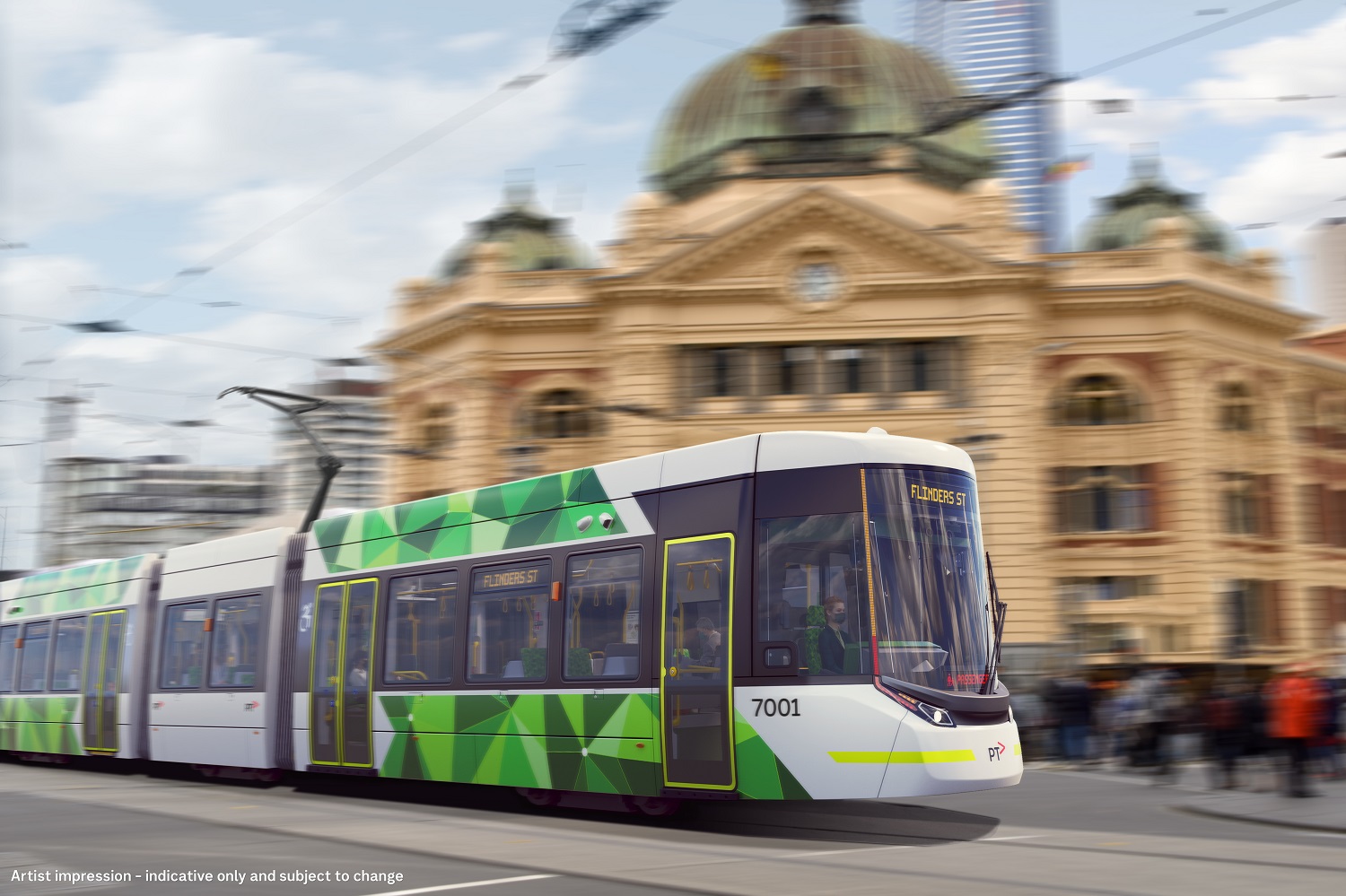The Flexity 2 light rail vehicles will go into service on the world’s largest urban tram network in Melbourne