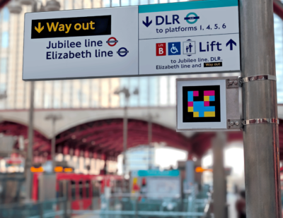 TfL and KAD Trial New NaviLens Technology at DLR Stations