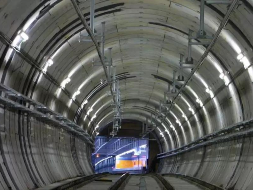 An image showing a railway tunnel